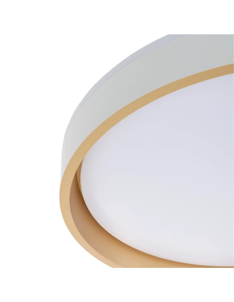 Abruzzo Plafon Okrągły Biało-złoty Ø40cm 24W Sonata ABR-PLOS