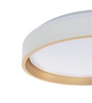 Abruzzo Plafon Okrągły Biało-złoty Ø40cm 24W Sonata ABR-PLOS