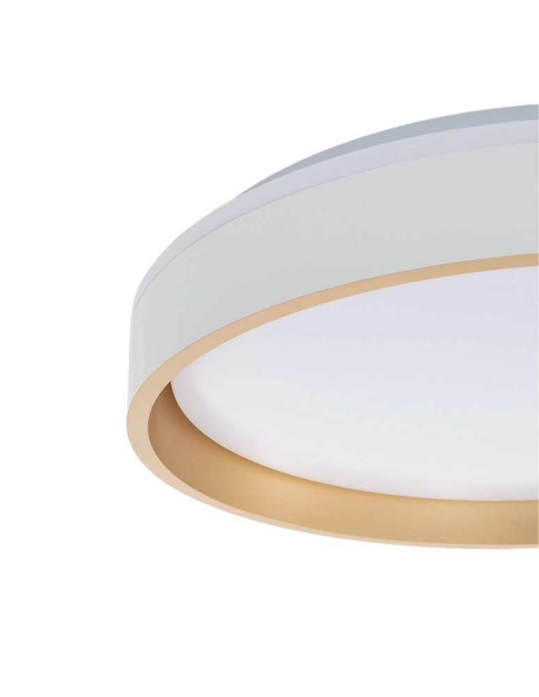 Abruzzo Plafon Okrągły Biało-złoty Ø40cm 24W Sonata ABR-PLOS