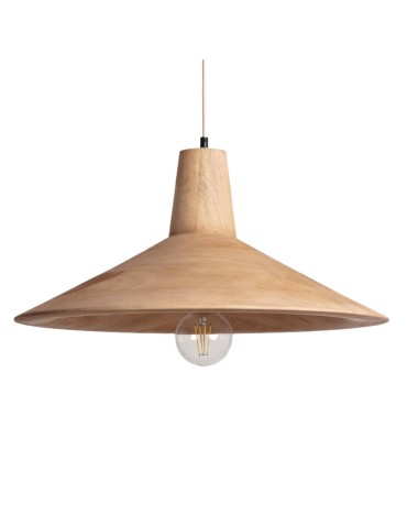 Abruzzo Mango Wood Pendant Lamp Ø60cm Vattene ABR-LWV