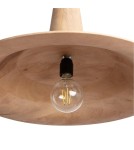 Abruzzo Lampa Wisząca z drewna z mango Ø60cm Vattene ABR-LWV