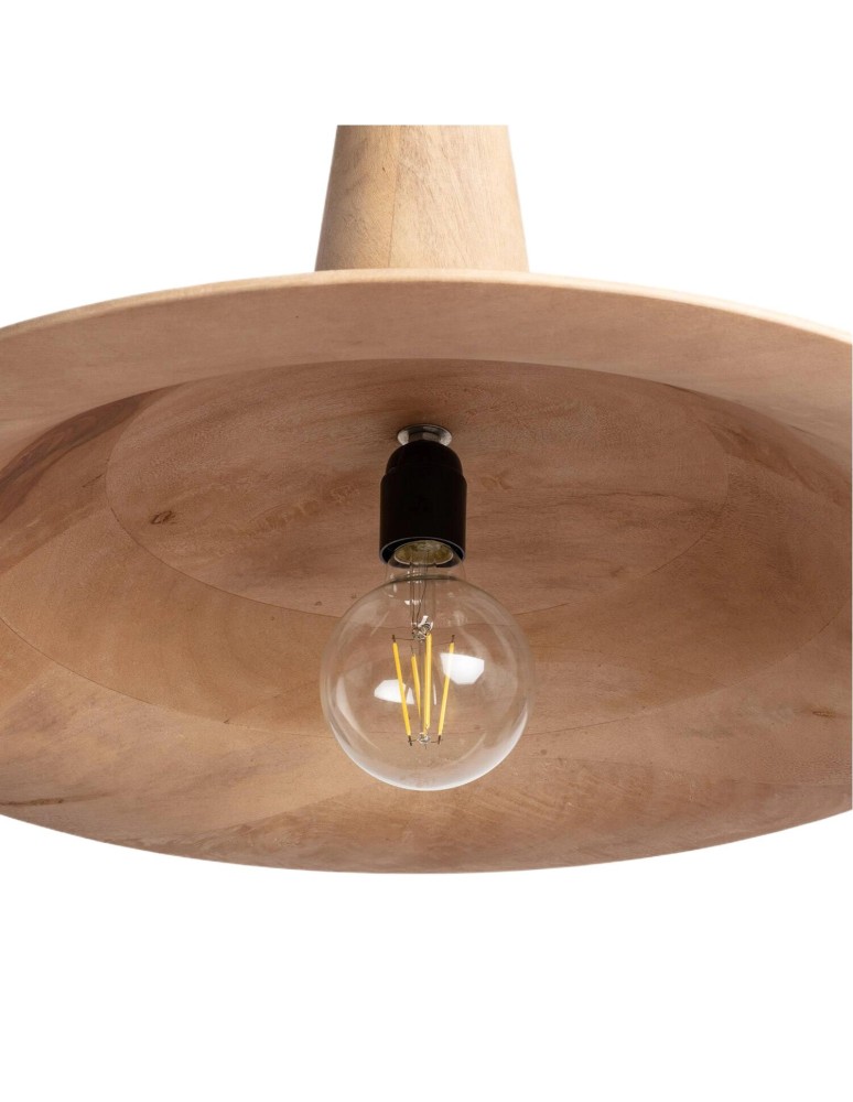 Boho pendant lamps - Abruzzo Mango Wood Pendant Lamp Ø60cm Vattene ABR-LWV - product kolory-swiatla.pl 6