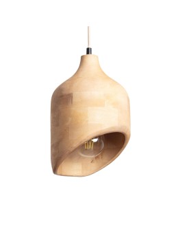 Abruzzo Lampa Wisząca z drewna z mango Ø19cm E27 Fagioli ABR-LWMAN1