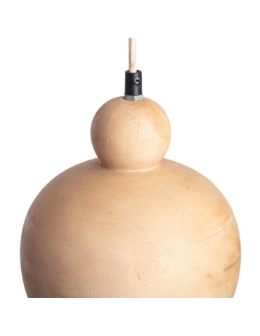 Abruzzo Mango Wood Pendant Lamp Ø25cm E27 Fagioli ABR-LWMAN2 - product 2