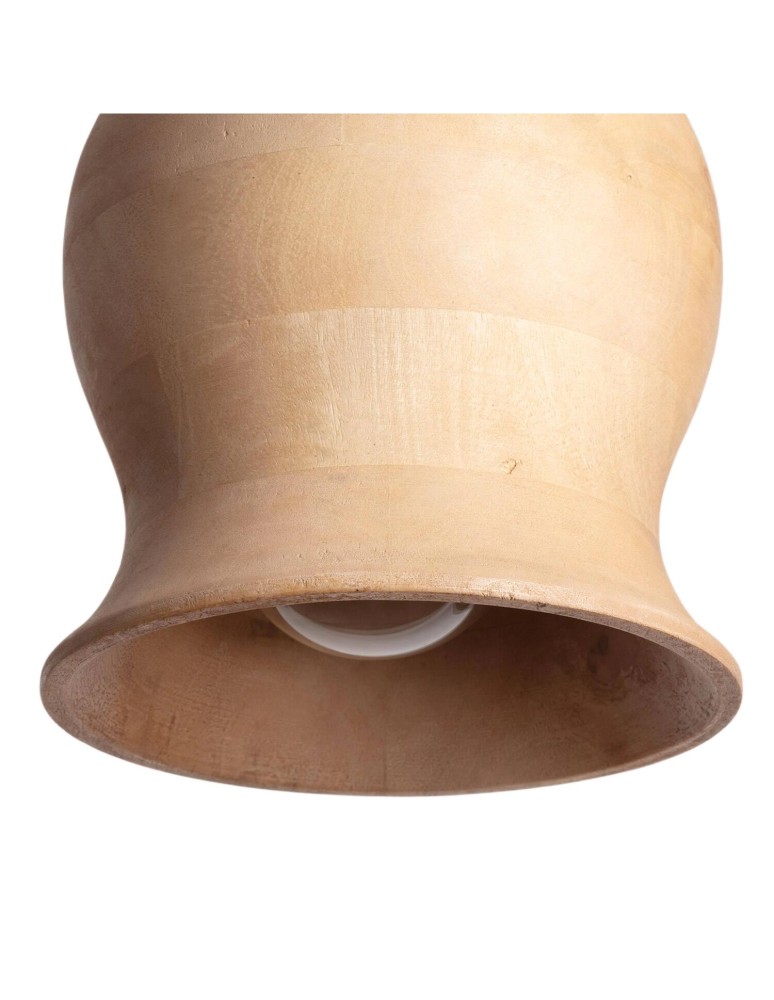 Boho pendant lamps - Abruzzo Mango Wood Pendant Lamp Ø25cm E27 Fagioli ABR-LWMAN2 - product kolory-swiatla.pl 6