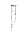 View Abruzzo Gold Glass Pendant Lamp 6xG9 Speranza ABR-LWSPR-6XG9.