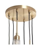 Pendant lamps - Abruzzo Gold Glass Pendant Lamp 6xG9 Speranza ABR-LWSPR-6XG9. - product 3