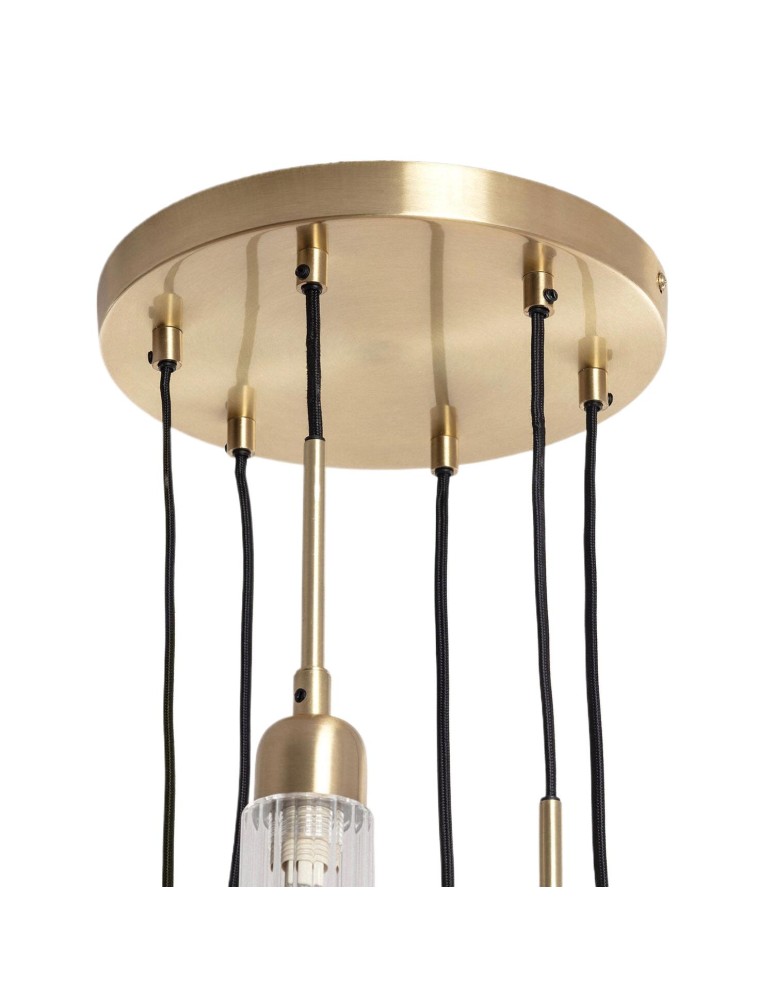 Pendant lamps - Abruzzo Gold Glass Pendant Lamp 6xG9 Speranza ABR-LWSPR-6XG9. - product kolory-swiatla.pl 3