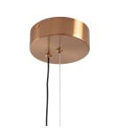Abruzzo Lampa Wisząca Liniowa Szklana Złota 73cm 10W Cavolo ABR-LWLCAV-10W