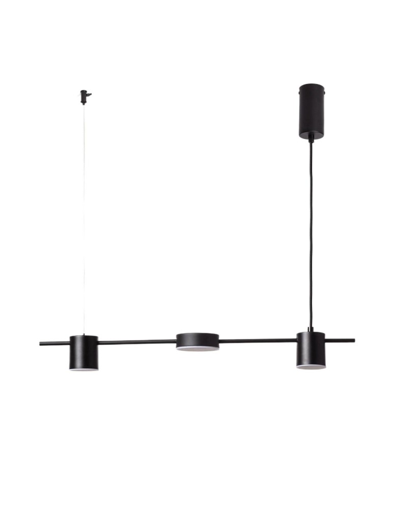 Abruzzo Lampa Wisząca Liniowa Czarna 75cm 18W Gamorra ABR-LWL-GAM18W-C
