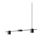 Pendant lamps - Abruzzo Linear Pendant Lamp Black 75cm 18W Gamorra ABR-LWL-GAM18W-C. - product 2