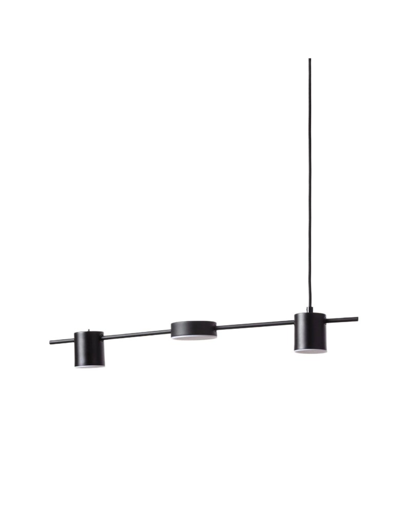 Abruzzo Lampa Wisząca Liniowa Czarna 75cm 18W Gamorra ABR-LWL-GAM18W-C