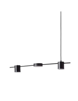 Abruzzo Linear Pendant Lamp Black 75cm 18W Gamorra ABR-LWL-GAM18W-C. - product 2
