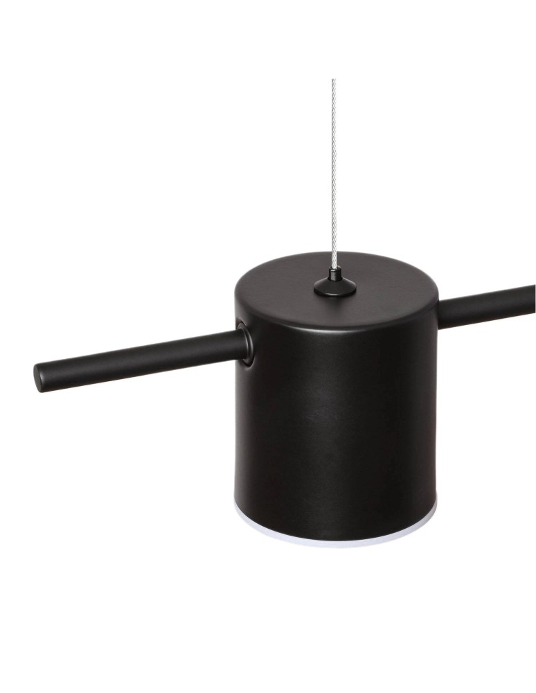 Pendant lamps - Abruzzo Linear Pendant Lamp Black 75cm 18W Gamorra ABR-LWL-GAM18W-C. - product kolory-swiatla.pl 5