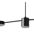Pendant lamps - Abruzzo Linear Pendant Lamp Black 75cm 18W Gamorra ABR-LWL-GAM18W-C. - product 6