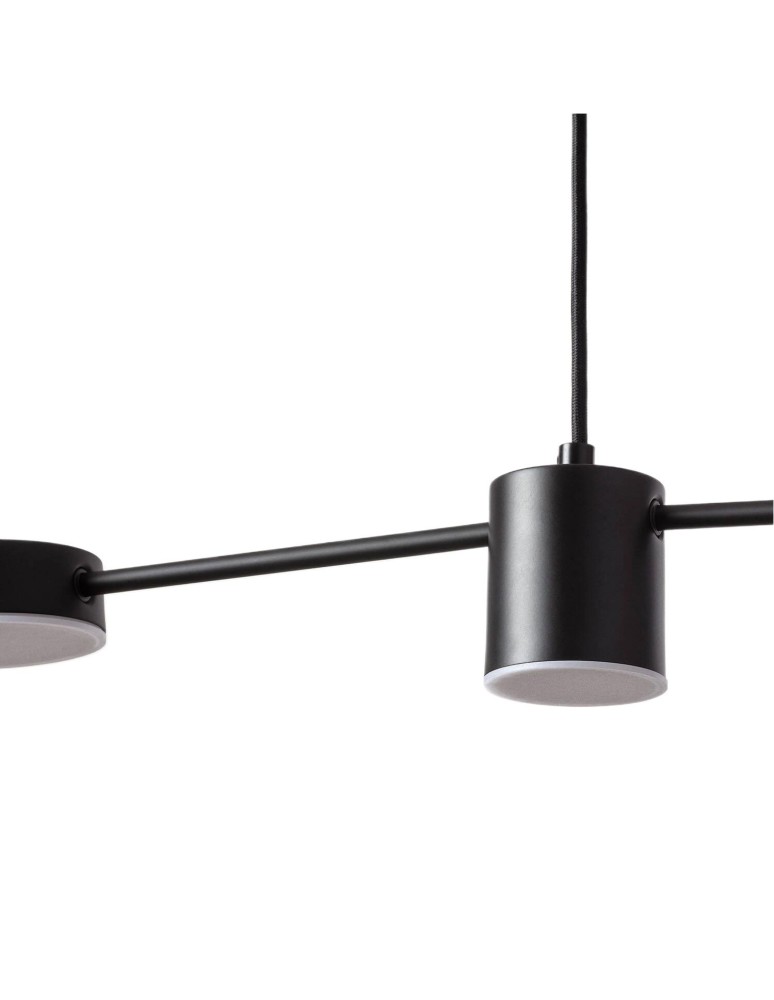 Pendant lamps - Abruzzo Linear Pendant Lamp Black 75cm 18W Gamorra ABR-LWL-GAM18W-C. - product kolory-swiatla.pl 6