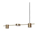 Abruzzo Lampa Wisząca Liniowa 75cm 18W Złota Gamorra ABR-LWL-GAM18W-Z