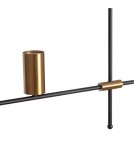 Abruzzo Lampa Wisząca Liniowa Nowoczesna Złota 120cm GU10 Cazzata ABR-LWL-CAZZ-Z