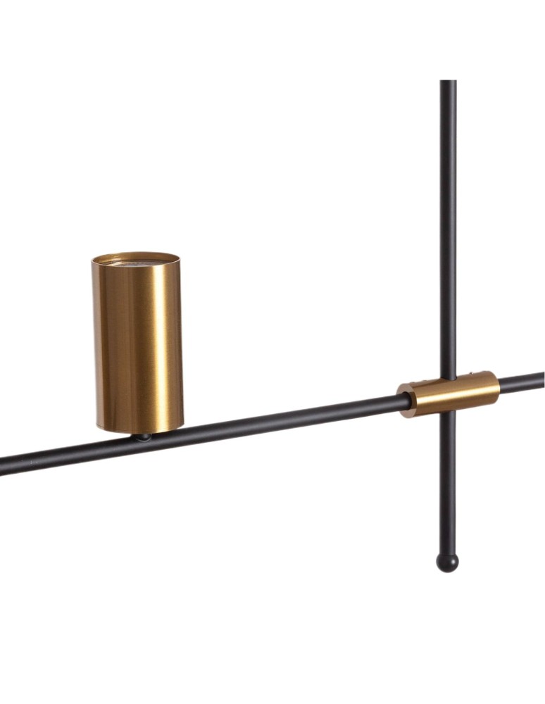 Abruzzo Lampa Wisząca Liniowa Nowoczesna Złota 120cm GU10 Cazzata ABR-LWL-CAZZ-Z