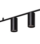 Pendant lamps - Abruzzo Modern Linear Pendant Lamp Black 120cm Gu10 Cazzata ABR-LWL-CAZZ-B - product 1