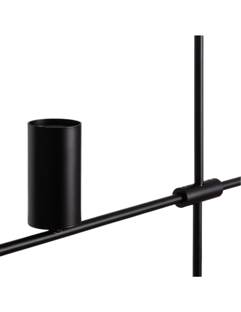 Pendant lamps - Abruzzo Modern Linear Pendant Lamp Black 120cm Gu10 Cazzata ABR-LWL-CAZZ-B - product kolory-swiatla.pl 2