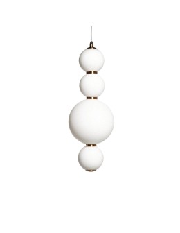 Abruzzo Lampa Wisząca Szklana Złota Zwis Cavolo ABR-LW-CAV