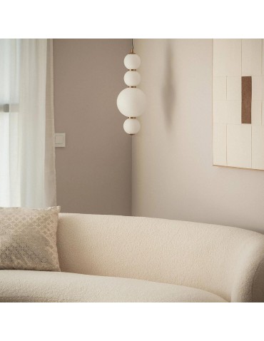 Abruzzo Lampa Wisząca Szklana Złota Zwis Cavolo ABR-LW-CAV - produkt 2