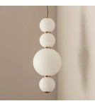 Abruzzo Lampa Wisząca Szklana Złota Zwis Cavolo ABR-LW-CAV