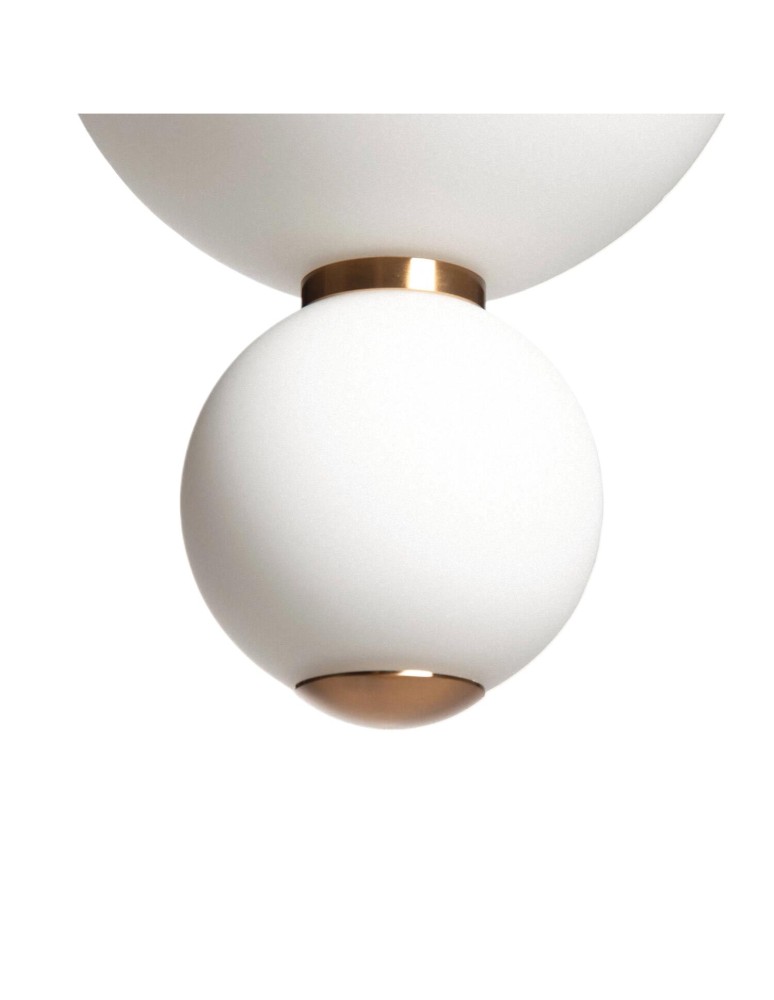 Abruzzo Lampa Wisząca Szklana Złota Zwis Cavolo ABR-LW-CAV