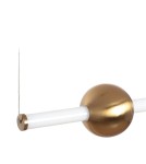 Abruzzo Lampa Wisząca Liniowa 60cm 14W Macchinetta ABR-LWL-MACH-14W