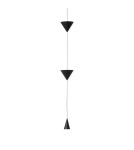 Pendant lamps - Abruzzo Pendant Lamp Black Modern 13W Questura ABR-LW-QST-13W - product 1