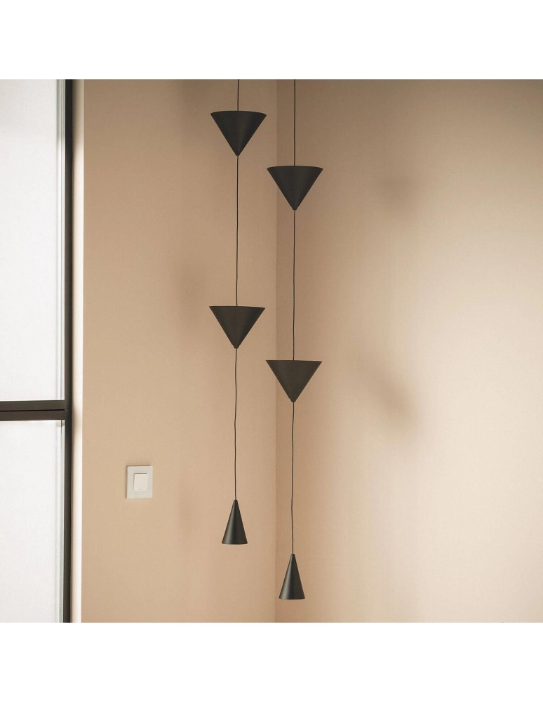 Pendant lamps - Abruzzo Pendant Lamp Black Modern 13W Questura ABR-LW-QST-13W - product kolory-swiatla.pl 3