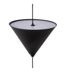 Abruzzo Lampa Wisząca Czarna Nowoczesna 13W Questura ABR-LW-QST-13W