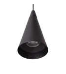 Abruzzo Lampa Wisząca Czarna Nowoczesna 13W Questura ABR-LW-QST-13W