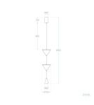 Pendant lamps - Abruzzo Pendant Lamp Black Modern 13W Questura ABR-LW-QST-13W - product 8