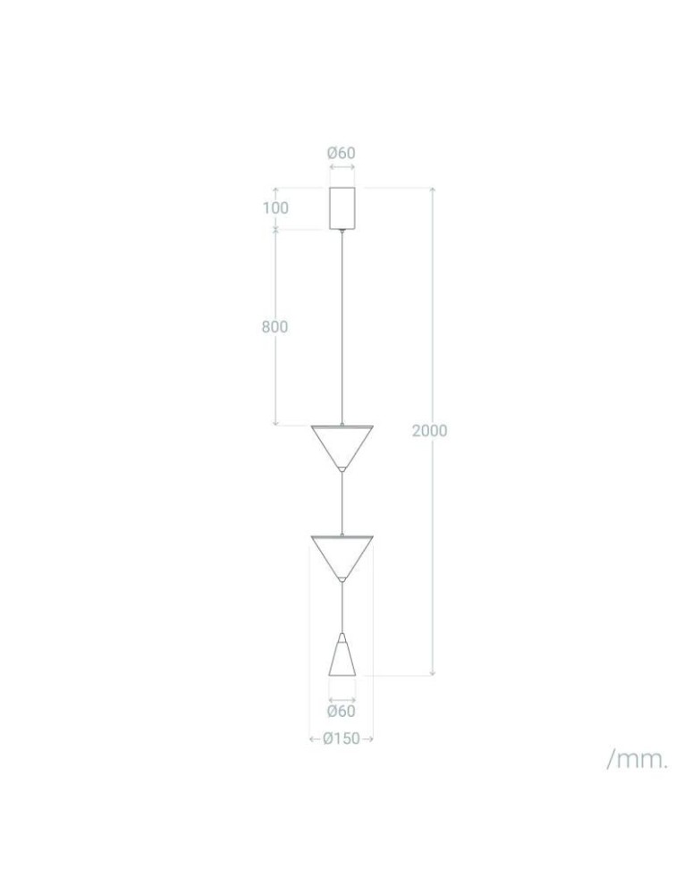 Pendant lamps - Abruzzo Pendant Lamp Black Modern 13W Questura ABR-LW-QST-13W - product kolory-swiatla.pl 8