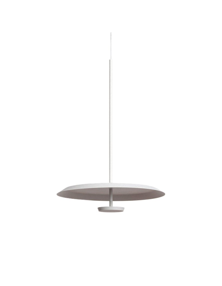 Pendant lamps - Abruzzo Round White Ø40cm 10W Rotonde Pendant Lamp ABR-LWO-RTO-10W-B - product kolory-swiatla.pl 1