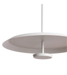 Abruzzo Lampa Wisząca okrągła Biała Ø40cm 10W Rotonde ABR-LWO-RTO-10W-B