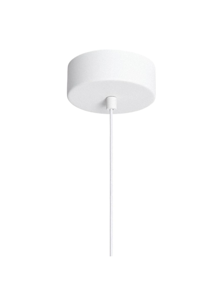 Abruzzo Lampa Wisząca okrągła Biała Ø40cm 10W Rotonde ABR-LWO-RTO-10W-B