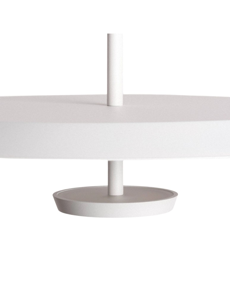 Abruzzo Lampa Wisząca okrągła Biała Ø40cm 10W Rotonde ABR-LWO-RTO-10W-B