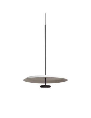 Abruzzo Round Pendant Lamp White-Black Ø40cm 10W Rotonde ABR-LWO-RTO-10W-BZ