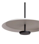 Abruzzo Lampa Wisząca okrągła Biało-czarna Ø40cm 10W Rotonde ABR-LWO-RTO-10W-BZ
