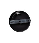 Abruzzo Lampa Wisząca Czarna Szklana E14 Ø40cm Rotonde ABR-LWO-RTO-E14