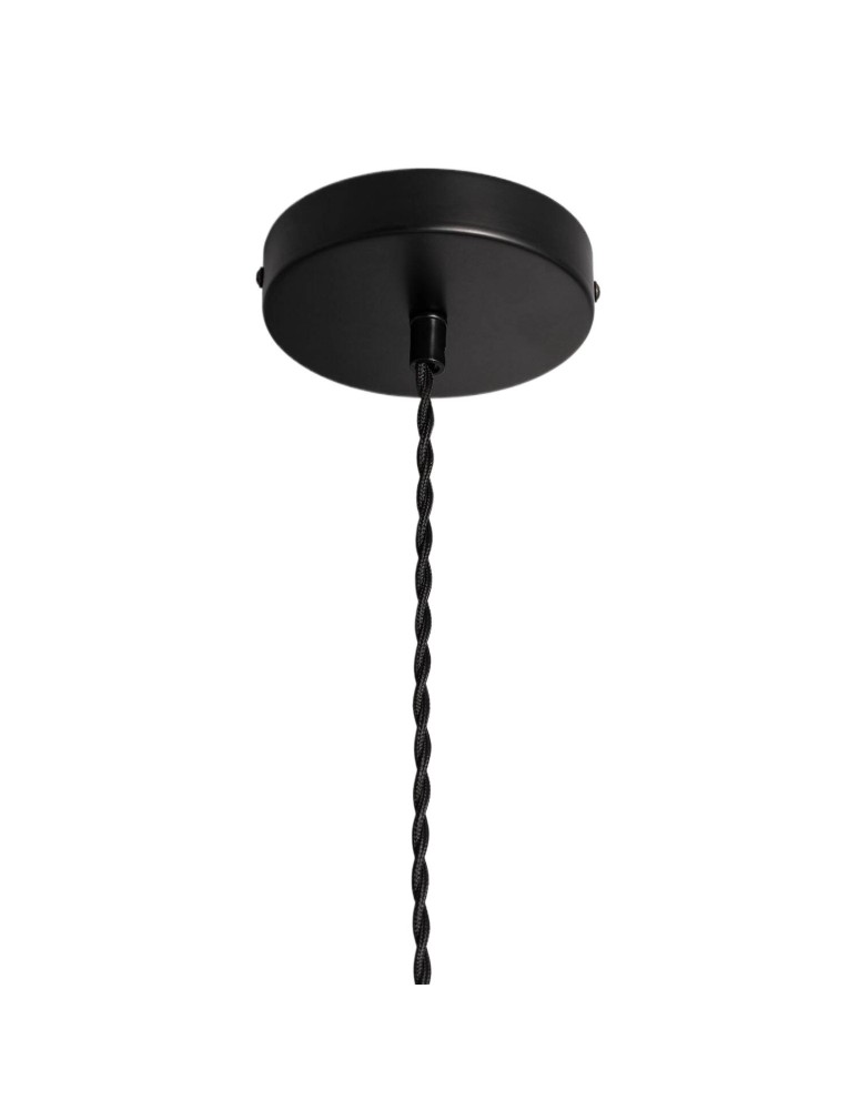 Pendant lamps - Abruzzo Black Glass Pendant Lamp E14 Ø40cm Rotonde ABR-LWO-RTO-E14 - product kolory-swiatla.pl 6