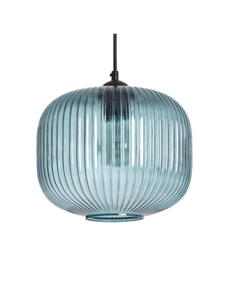 Pendant lamps - Abruzzo Blue E27 Ø25cm Mandi Pendant Lamp ABR-LWK-MAD - product kolory-swiatla.pl 1