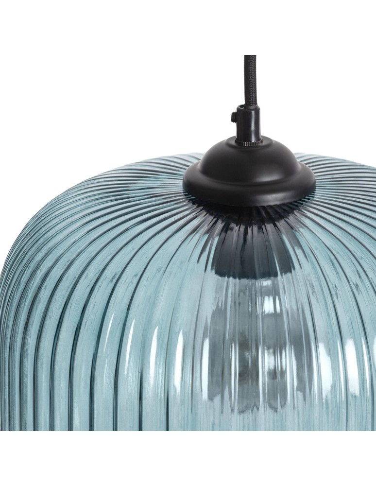 Abruzzo Lampa Wisząca Niebieska E27 Ø25cm Mandi ABR-LWK-MAD