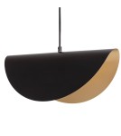 Abruzzo Lampa Wisząca Czarno-złota 40cm E27 Sessanta ABR-LW-SES