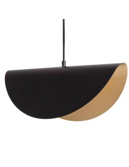 Abruzzo Pendant Lamp Black and Gold 40cm E27 Sessanta ABR-LW-SES