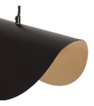 Abruzzo Lampa Wisząca Czarno-złota 40cm E27 Sessanta ABR-LW-SES