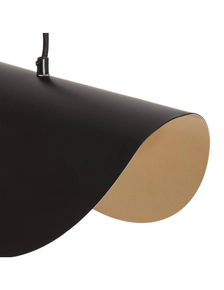 Abruzzo Lampa Wisząca Czarno-złota 40cm E27 Sessanta ABR-LW-SES
